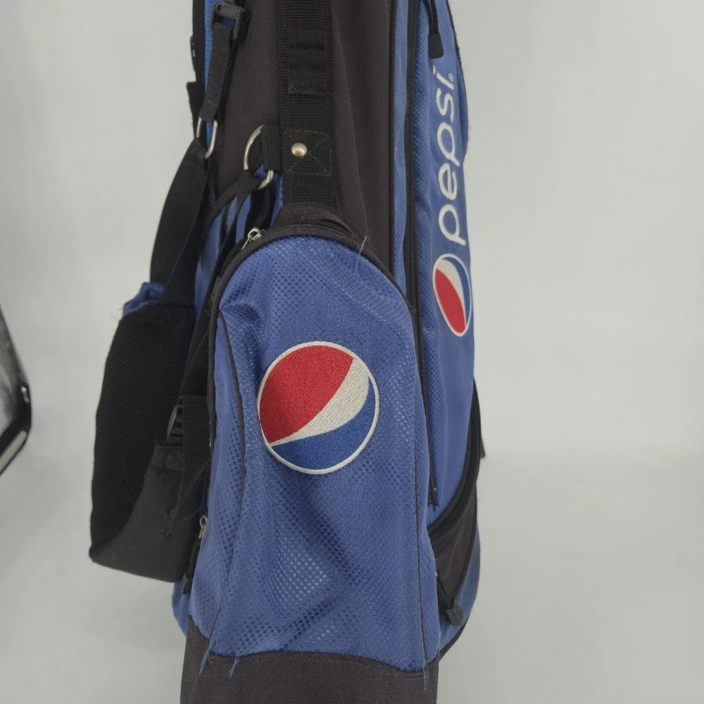 Pepsi Golf Stand Bag Blue Black Carry Bag Soda Logo Promo 34